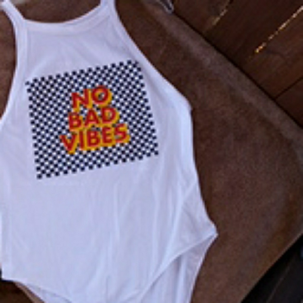 No bad vibes bodysuit